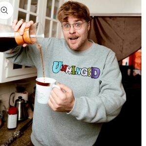 Things‎ By Garrett Watts Unhinged Crewneck Sweatshirt Merch Size Medium